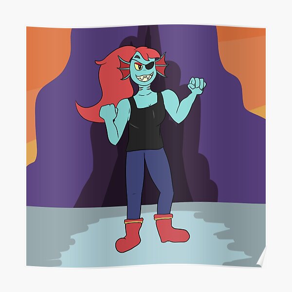 Undyne The Undying Posters For Sale Redbubble