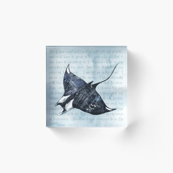 Item preview, Ancestors Manta Ray designed and sold by Tanya Masaniai Ibarra.