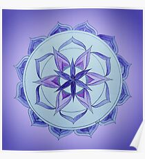 Crown Chakra Mandala Poster