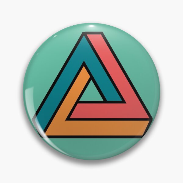 Item preview, Colorful Penrose Triangle designed and sold by SLAG-Creative.