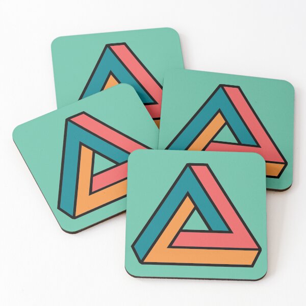 Item preview, Colorful Penrose Triangle designed and sold by SLAG-Creative.