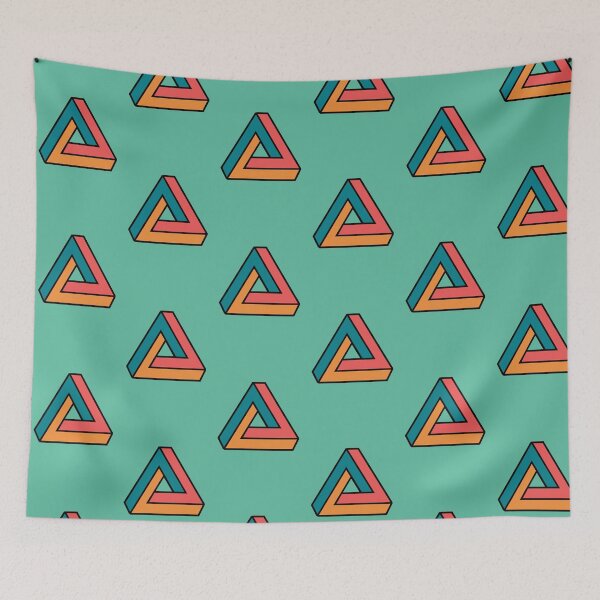 Item preview, Colorful Penrose Triangle designed and sold by SLAG-Creative.