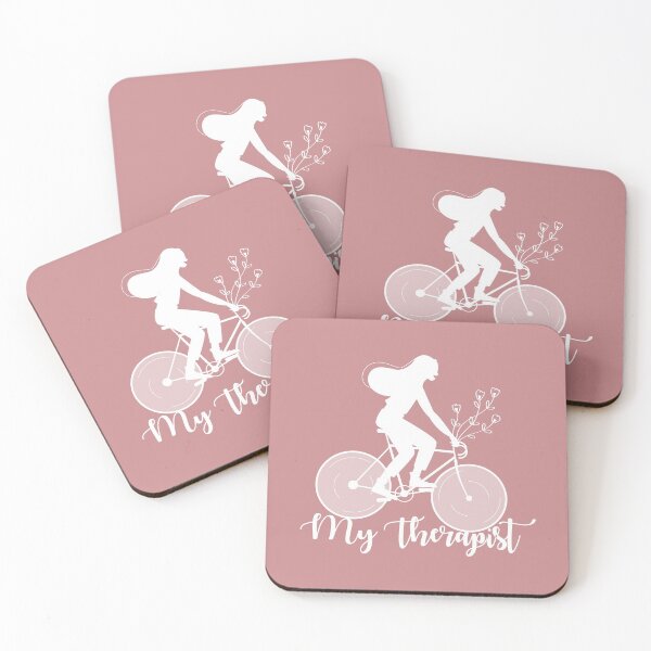 Item preview, My Therapist Bicycle Funny Bike Riding Rider Cycling T-Shirt designed and sold by soukainam ART.