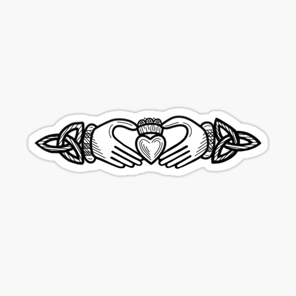 Claddagh Triquetra Trinity Knot Mens Celtic Tattoo On Upper Chest  Celtic  knot tattoo Celtic tattoos Claddagh tattoo