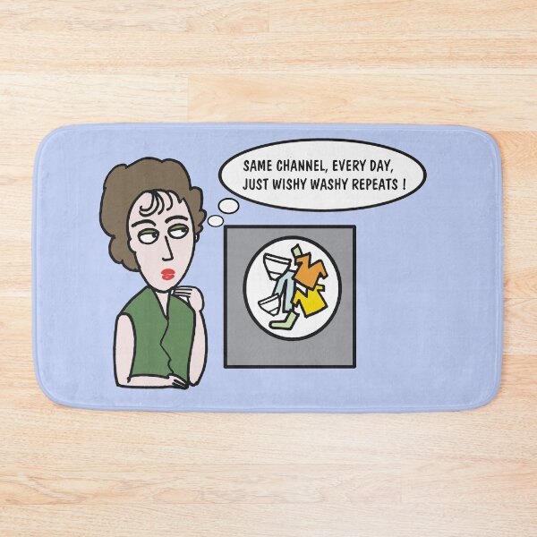 Item preview, Laundry Lady cartoon  designed and sold by Al Benge - NZ & Australian Art.