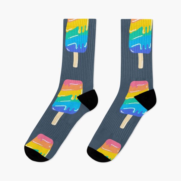 Item preview, Retro Rainbow Popsicle designed and sold by SLAG-Creative.