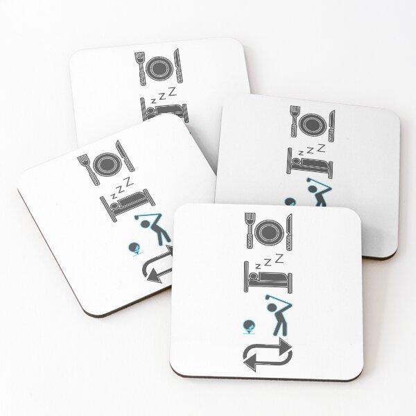 Item preview, Eat Sleep Golf designed and sold by GamerGeekMedia.