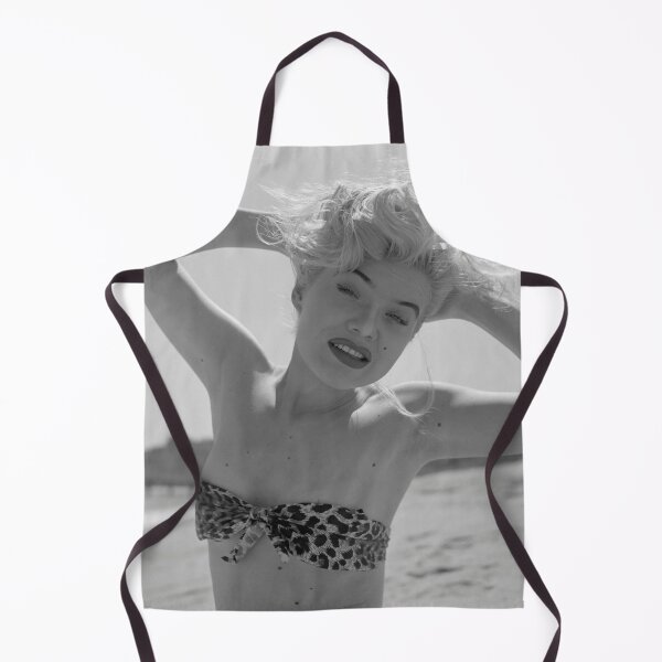 Item preview, Mary Holiday 1950's pinup pose in leopard bikini top designed and sold by Lowtech.
