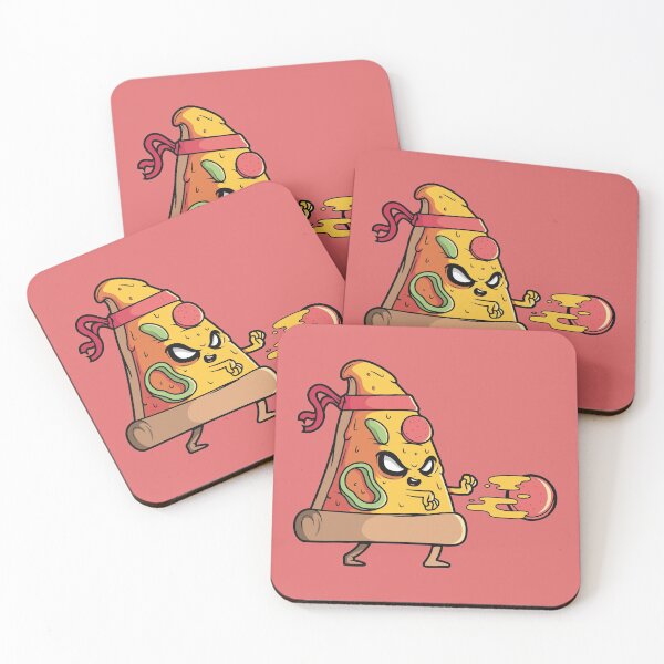 Item preview, Cute Pizza Ninja Firing a Pepperoni designed and sold by SLAG-Creative.