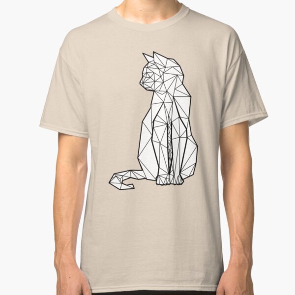 Geometric Cat Classic T-Shirt