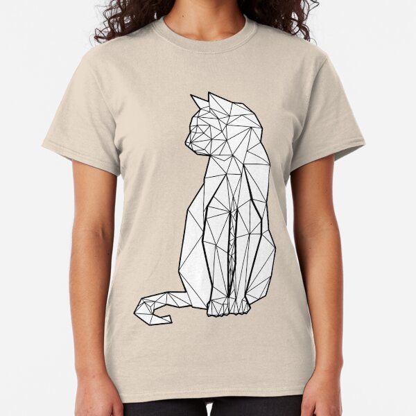 Geometric Cat Classic T-Shirt