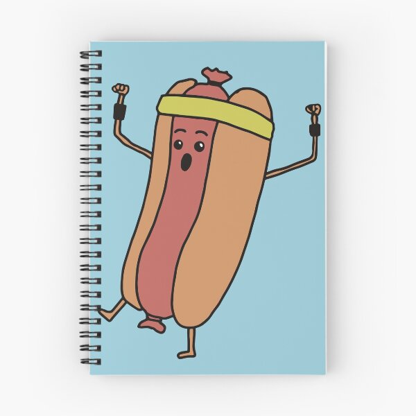 Item preview, Cute Sweaty Hot Dog Doodle designed and sold by SLAG-Creative.