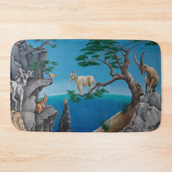 Item preview, Goats in trees designed and sold by Mealie Art.