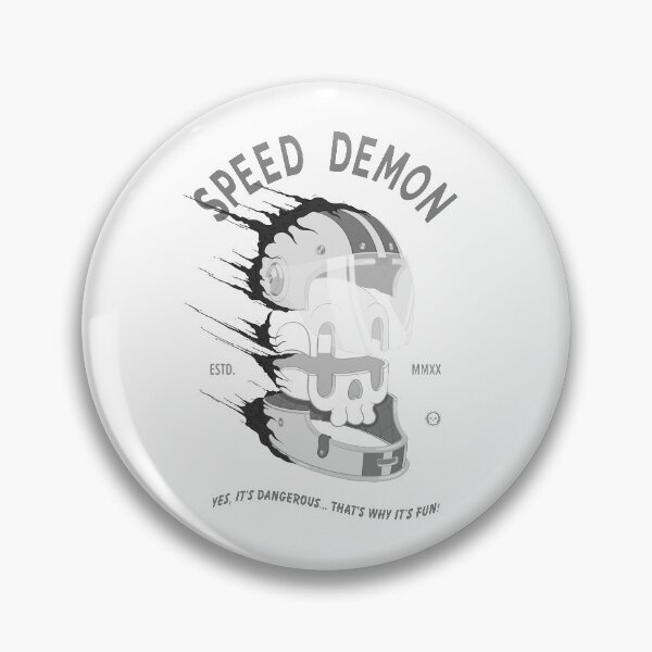 Item preview, Speed Demon! (Greyscale) designed and sold by Noah Reyes.