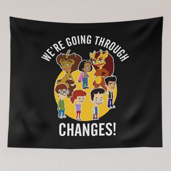 Item preview, Retro Cartoon Art Big Mouth - We're Going Through Changes! designed and sold by PeterDina5.