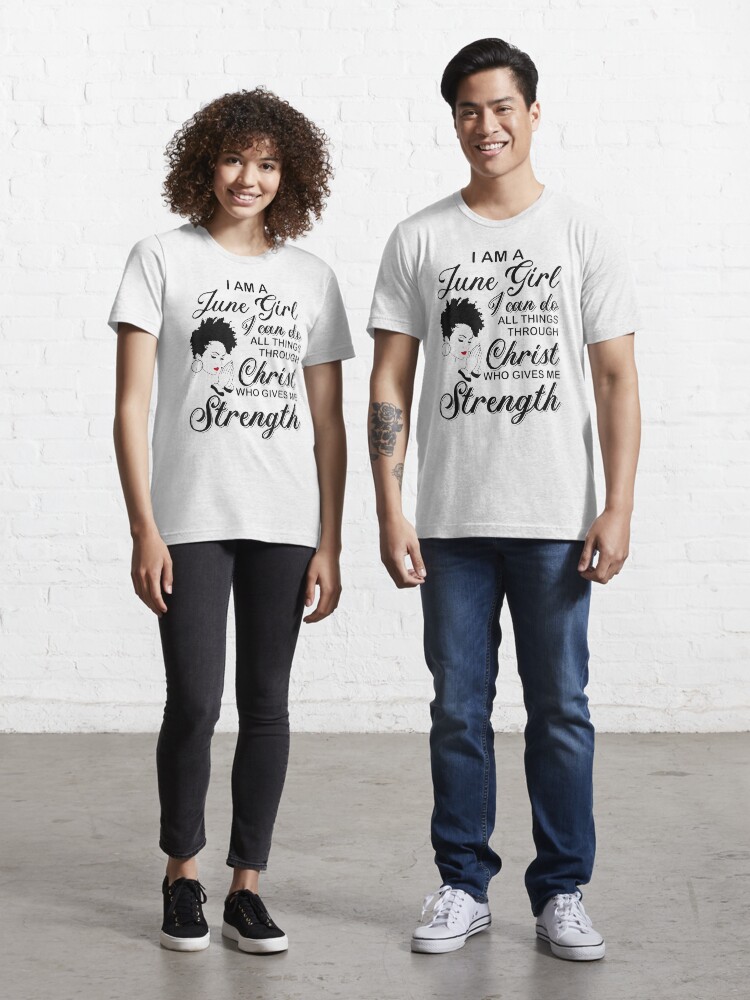 i am a june girl t shirt