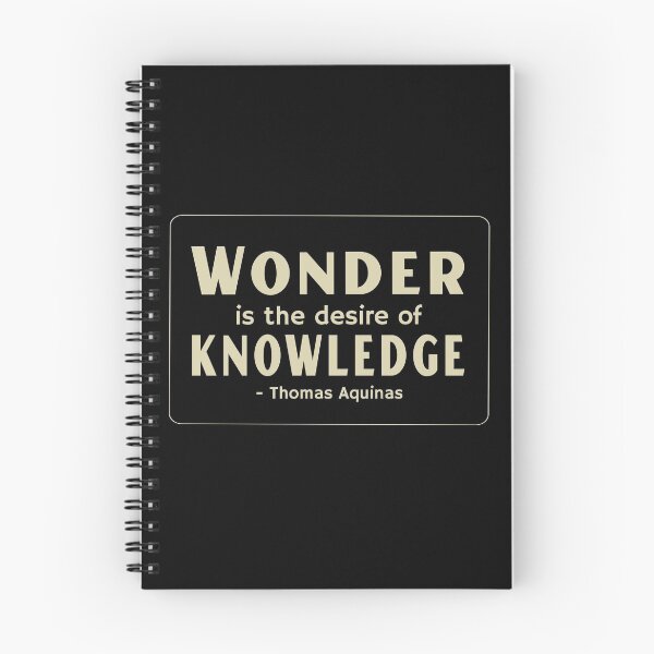 Item preview, Wonder Is The Desire Of Knowledge - Saint Thomas Aquinas Quote designed and sold by molamode.