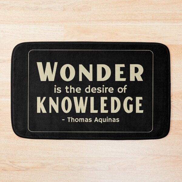 Item preview, Wonder Is The Desire Of Knowledge - Saint Thomas Aquinas Quote designed and sold by molamode.