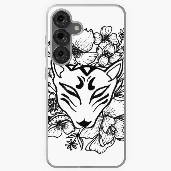 Item preview, White Oriental Japanese Kitsune Fox Mask designed and sold by Creeeamu.