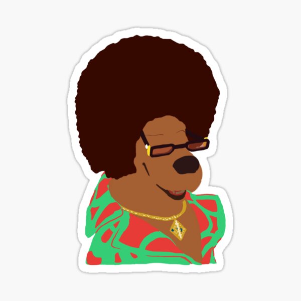 Disco Scooby Simple Sticker