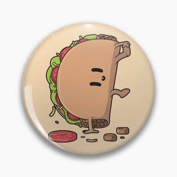 Item preview, Cute Breakdancing Taco Cartoon designed and sold by SLAG-Creative.