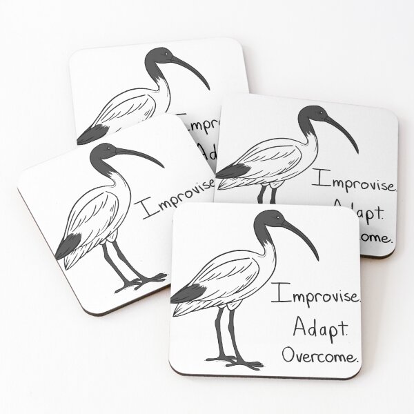 Item preview, Improvise. Adapt. Overcome binchicken black designed and sold by Beautiful talented deadly .