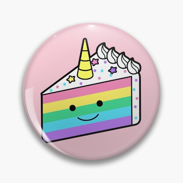 Item preview, Cute Rainbow Unicorn Cake Doodle designed and sold by SLAG-Creative.