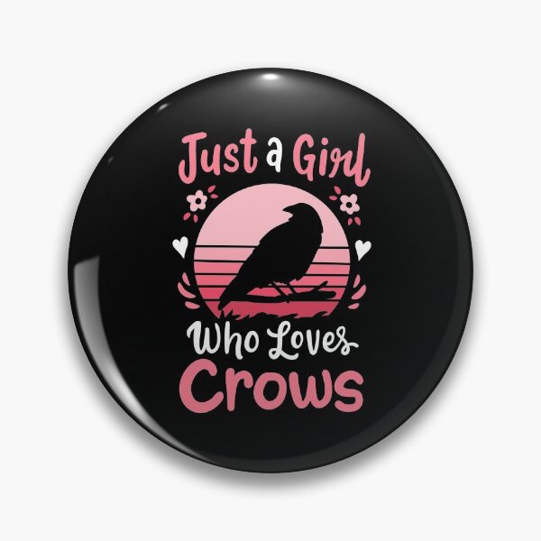 Item preview, Crow Bird Lover Retro designed and sold by CreativeGiftShp.