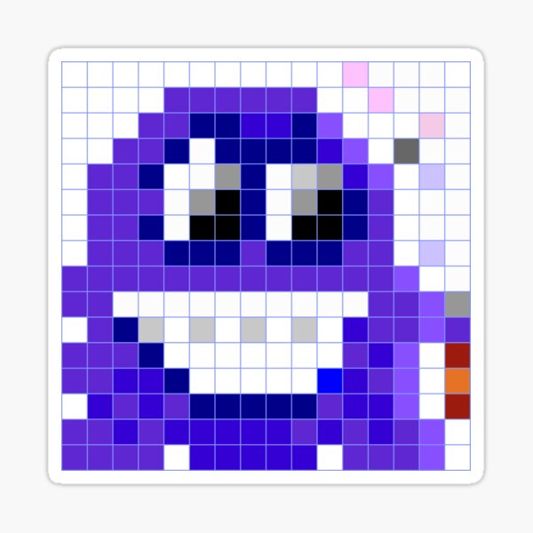pixel art forever retro 8-bit chique Sticker