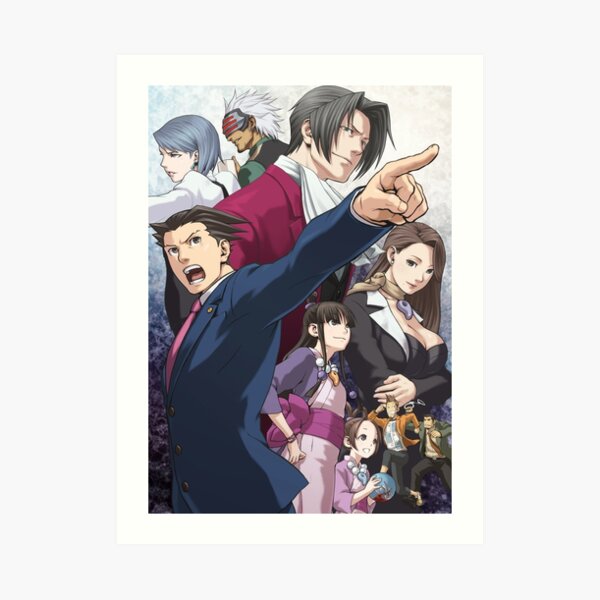 Ace Attorney Poster Art Print