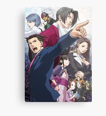 Ace Attorney Poster Metal Print