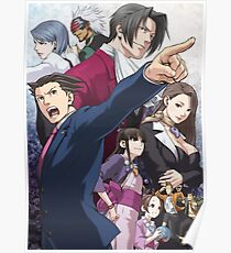 Ace Attorney Poster Poster