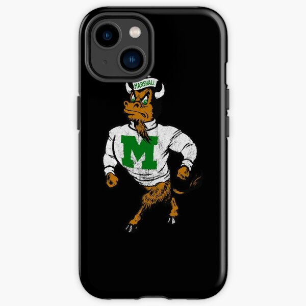 Marshall U. Vintage Retro mascot logo Distressed Version