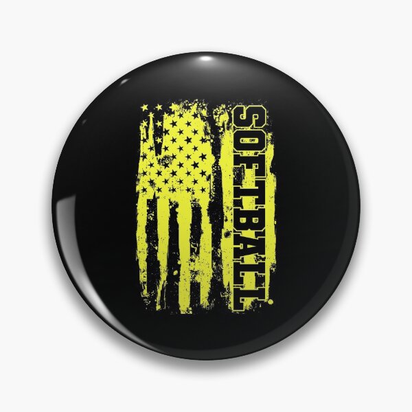Item preview, Softball American Flag Softball Player designed and sold by CreativeGiftShp.