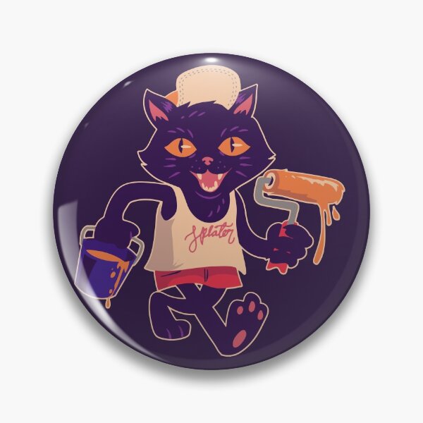 Item preview, Cute Hipster Cat with Paint Roller designed and sold by SLAG-Creative.
