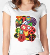 Heroes Women's Fitted Scoop T-Shirt