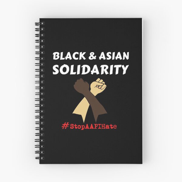 Item preview, Black and asian solidarity #stopaapihate  designed and sold by oucherWolf7.