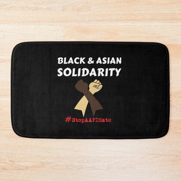 Item preview, Black and asian solidarity #stopaapihate  designed and sold by oucherWolf7.