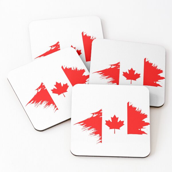 Item preview, Canadian Flag Strokes designed and sold by ArtEntwined.