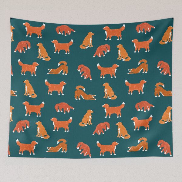Item preview, Artsy Abstract Tollers - Teal designed and sold by BlossomCreative.
