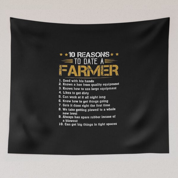 Item preview, 10 Reasons To Date A Farmer designed and sold by OlgaGTrentino.