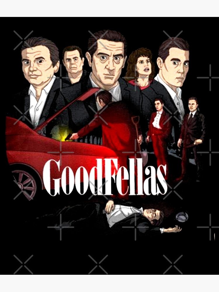 "Goodfellas Crime Film Main Characters Cartoon Design" Poster For Sale ...