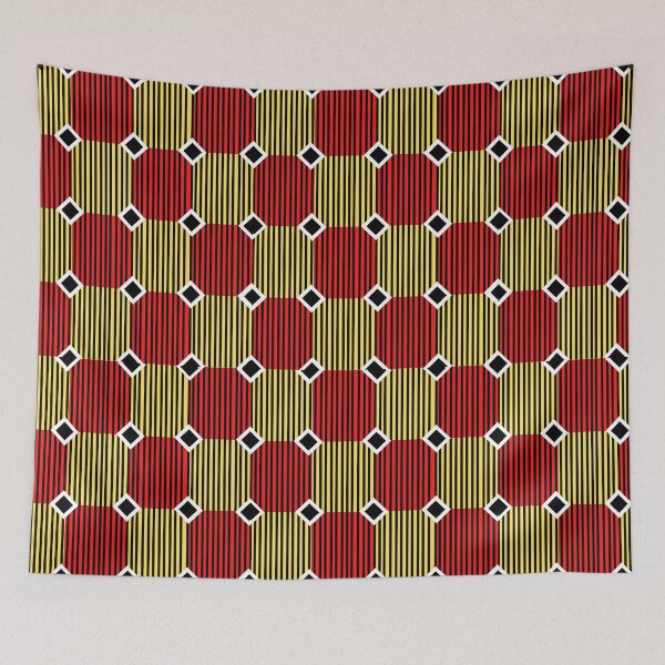 Item preview, Red and Yellow Inspired Print designed and sold by exotikcocotte.