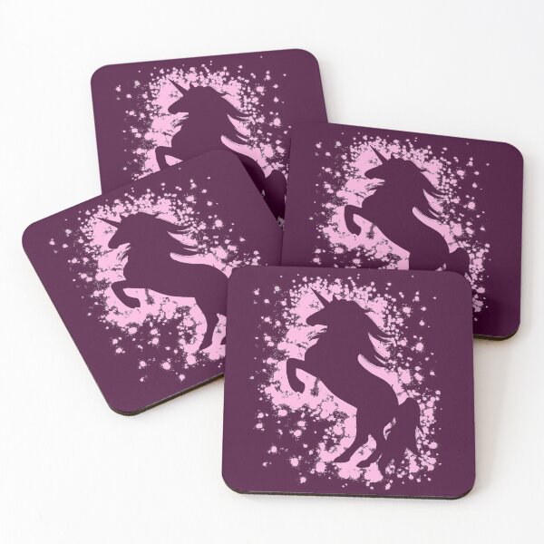 Item preview, Rearing Pink Unicorn Silhouette  designed and sold by Lady-Lilac.