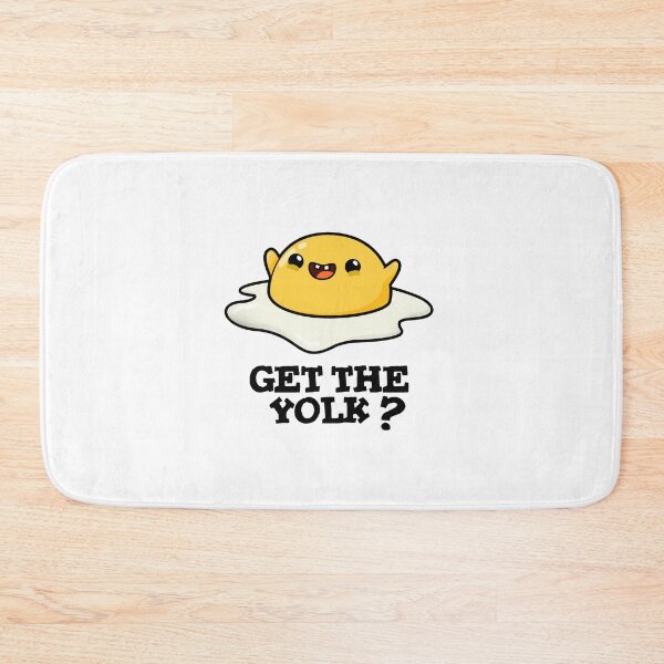 Item preview, Get The Yolk Funny Egg Joke Puns  designed and sold by punnybone.