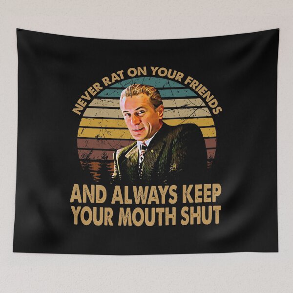 Item preview, Vintage Goodfellas Film - Never Rat On Your Friends designed and sold by JesusJo7.