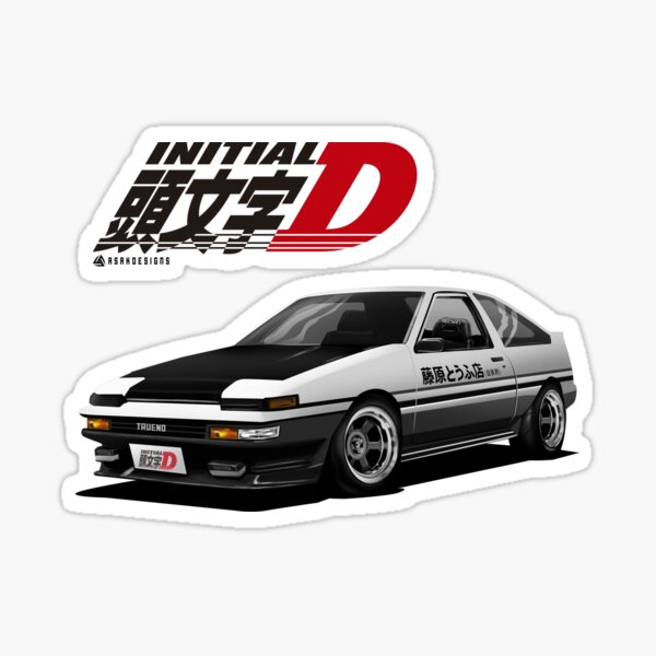 Etiqueta do carro para jdm japonês inicial d filme anime fujiwara takumi  takahashi keisuke redsuns auto janela traseira decalque - AliExpress