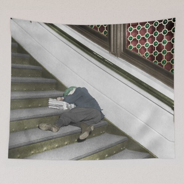 Item preview, Sleeping Newsboy designed and sold by princessbunhead.