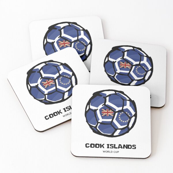 Item preview, Cook Islands Football Country Flag designed and sold by KewaleeTee.