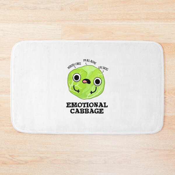 Item preview, Emotional Cabbage Funny Veggie Puns  designed and sold by punnybone.